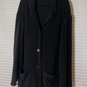 Cozy Oversized Jones & Co Black Cardigan
